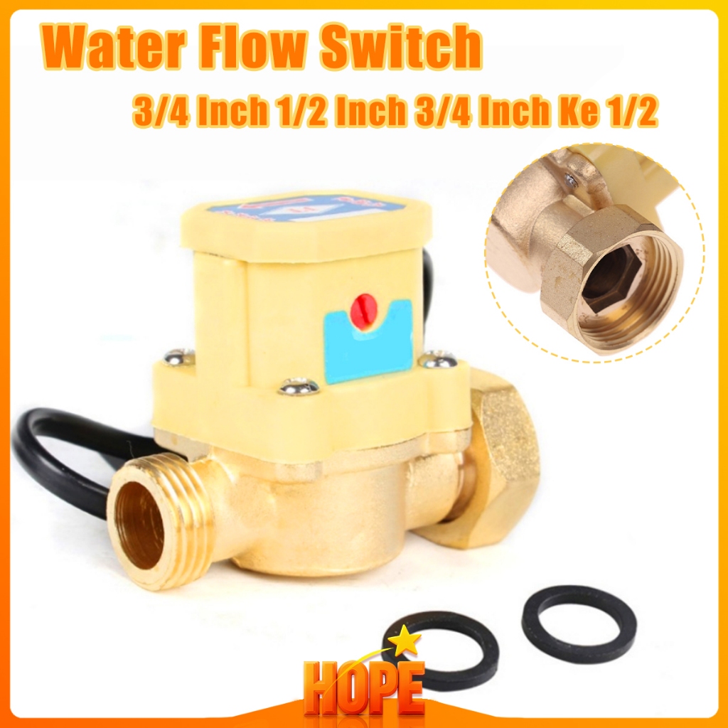 Jual Water Flow Switch Otomatis 3/4 Inch 1/2 Inch 3/4 Inch Ke 1/2 Inch ...