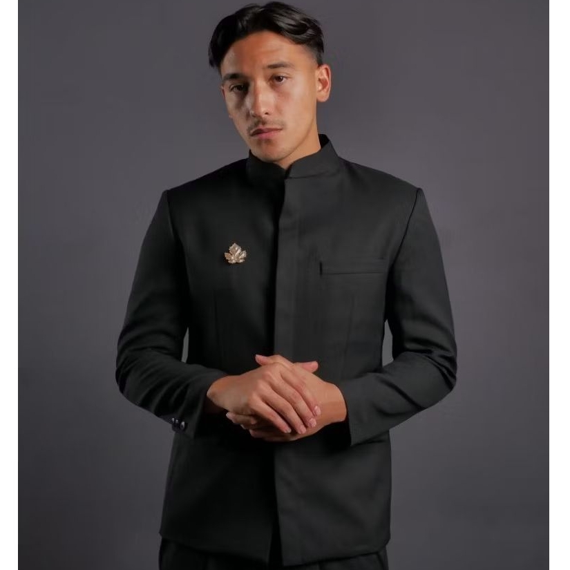 Jual Mubeng - Jas Beskap Nawasena Slimfit Hitam Semi Wool ( FREE COVER ...