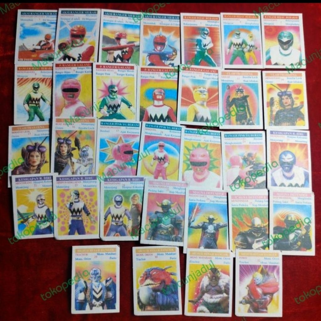 Jual KWARTED KECIL POWER RANGER GALAXY, KWARTED JADUL, GAMBARAN JADUL ...