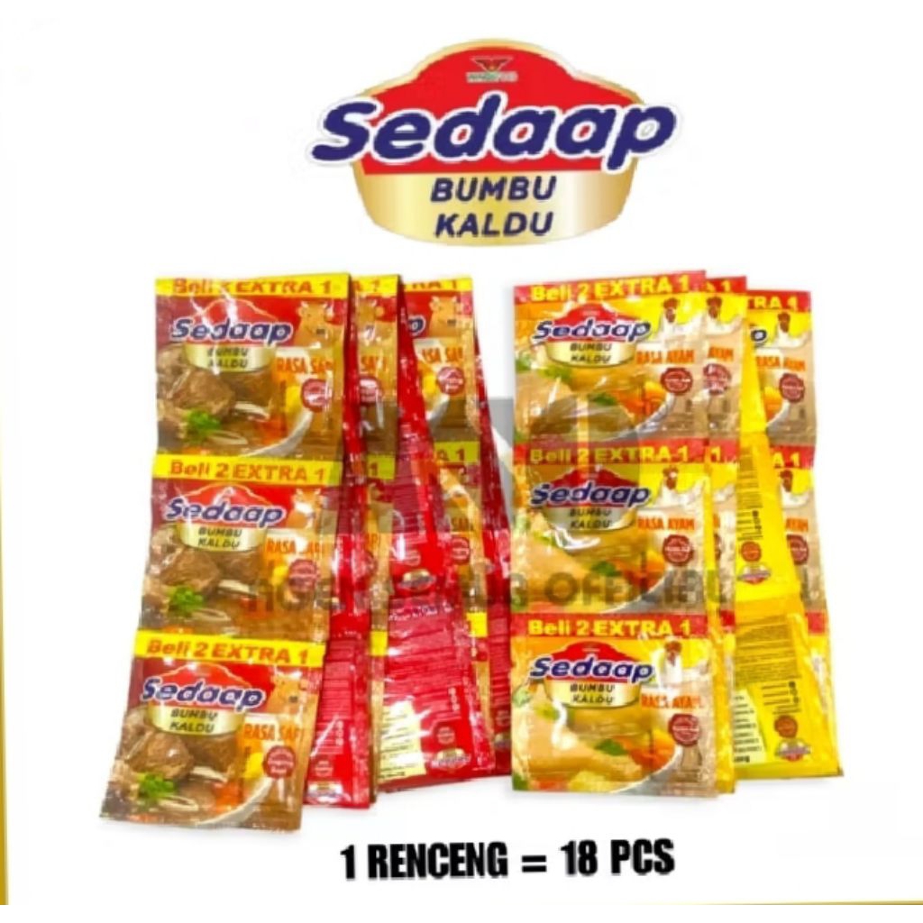 Jual sedap kaldu bumbu rasa sapi & ayam kmsn remteng | Shopee Indonesia