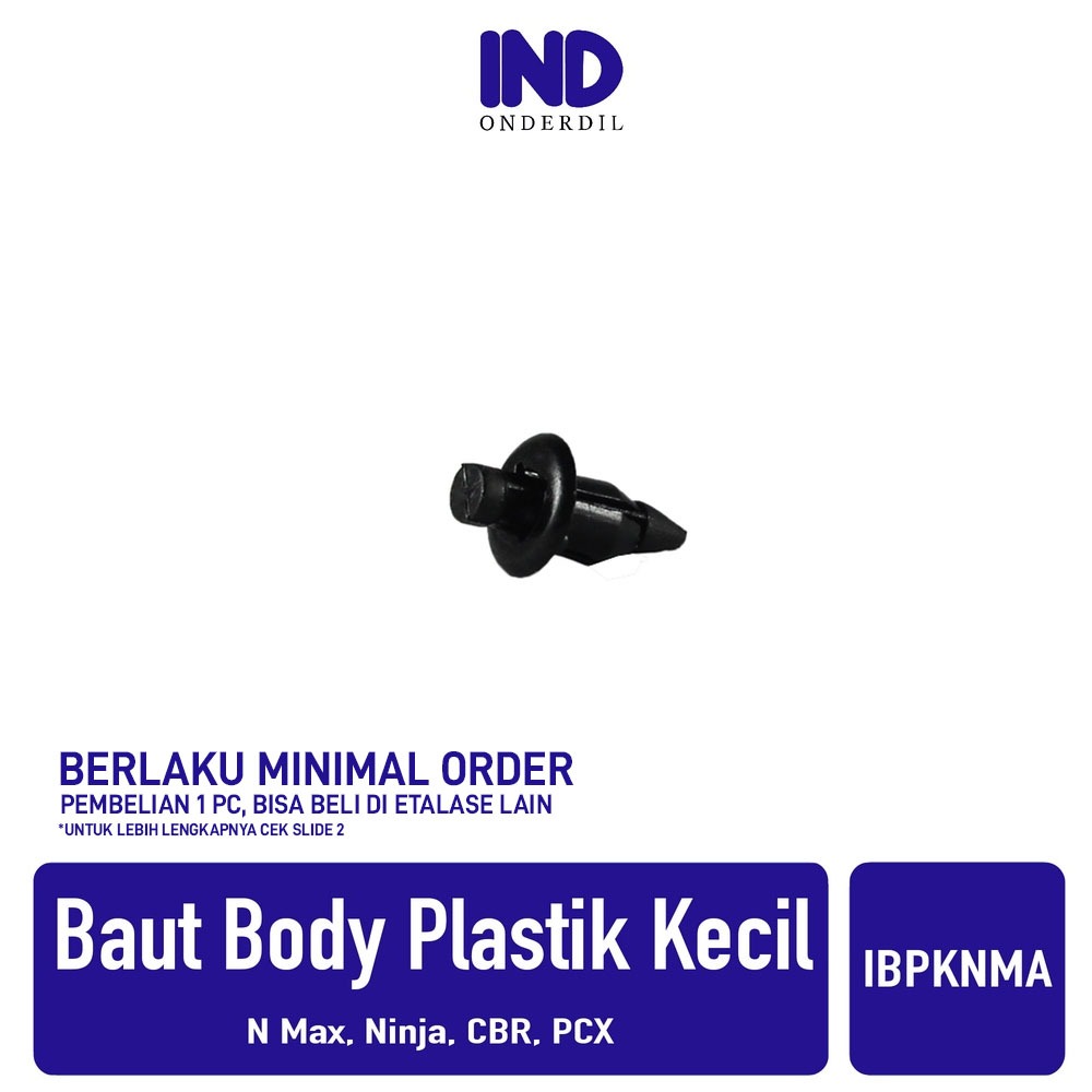 Jual Baut/Baud Kancing/Klip Body Plastik Rivet Kecil NMax/N Max/CBR ...