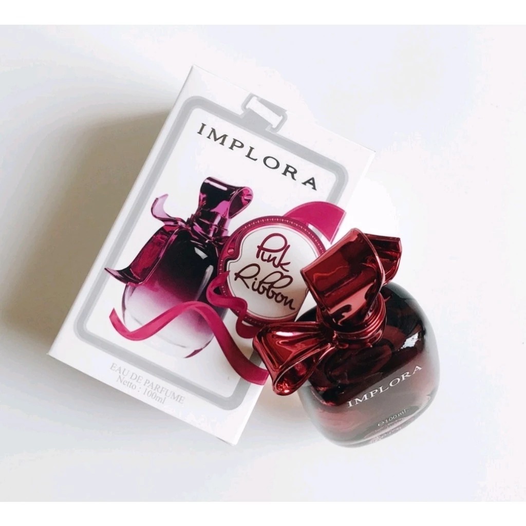 Jual Implora Parfum EDP Pink Ribbon 100ml Feminine | Shopee Indonesia