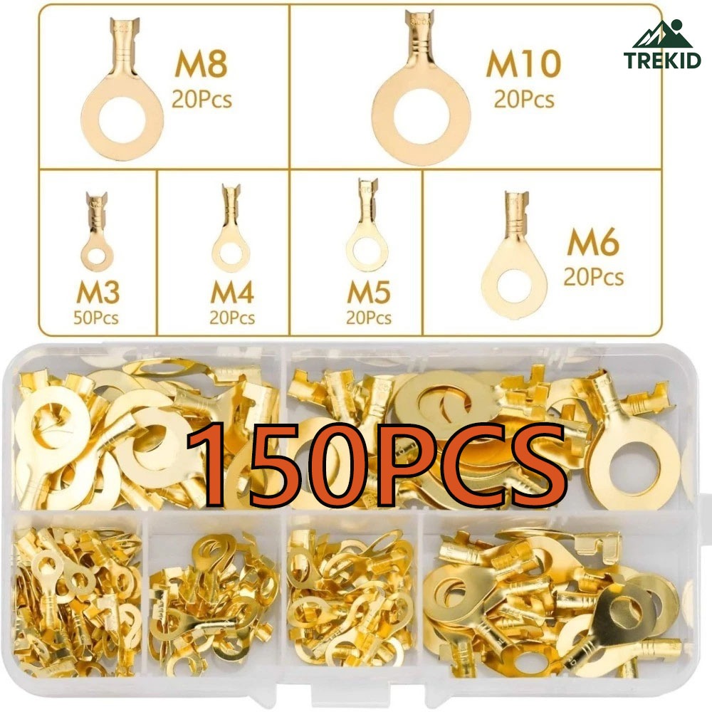 Jual 150 PCS Skun Konektor Gepeng/M3-M4-M5-M6-M8-M10/Terminal Bulat ...