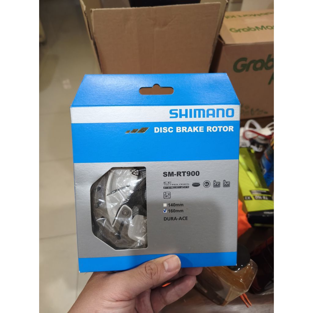 Disco Freno Shimano I-Smrt900 RT900 Ice Tech 160 Mm – Center Lock, Sandwich Acciaio/alluminio Per Raffreddamento, 119 G, Per Freni Idraulici Dura Ace