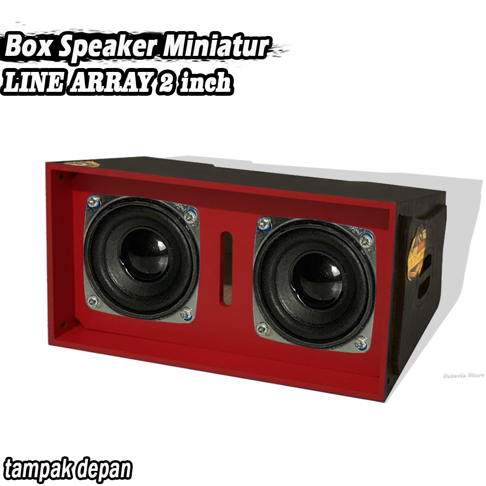 Jual Box Speaker miniatur Line Array 2 Inch merah | Shopee Indonesia