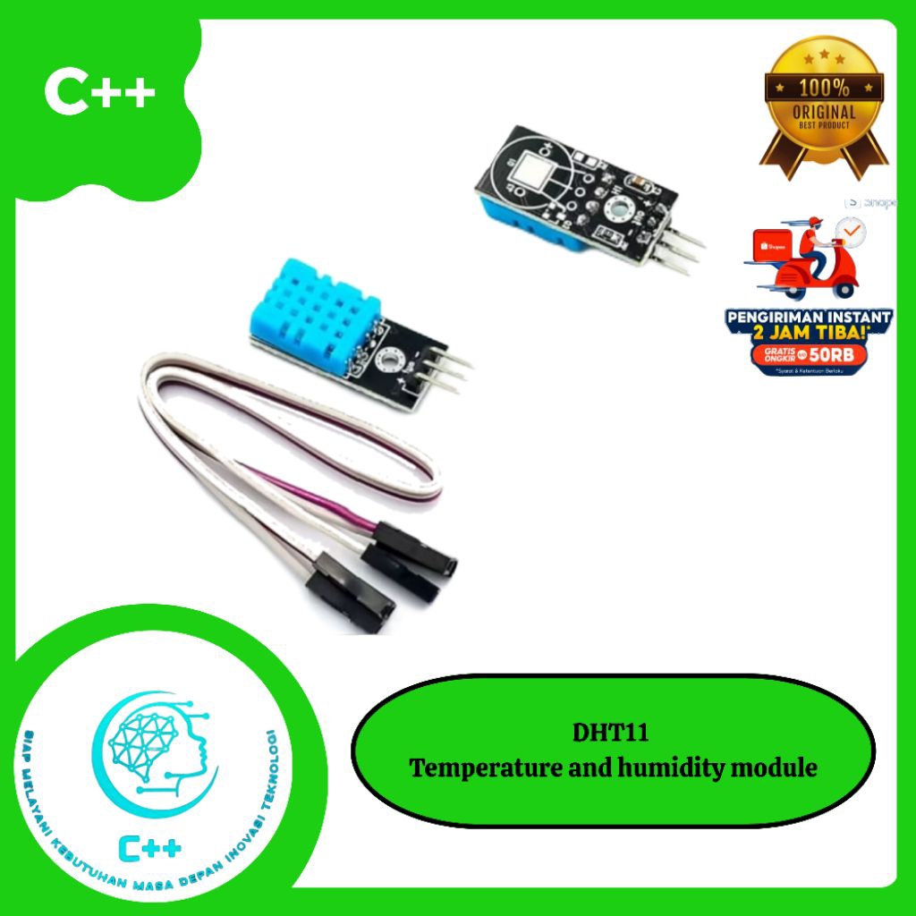 Jual DHT11 Sensor Suhu dan Kelembaban Temperature and humidity module ...
