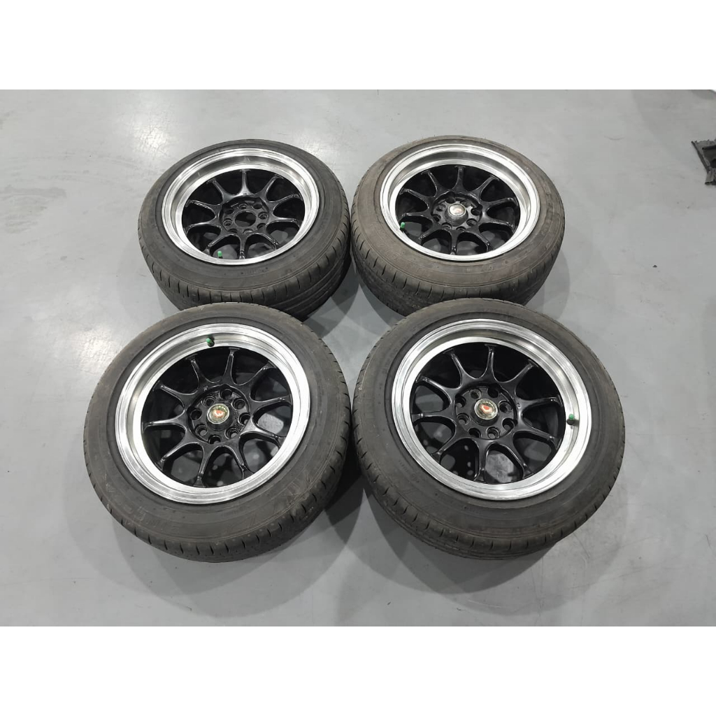 Jual Velg second racing/variasi vossen ring 15 lebar 8 pcd 4x100/114 ...