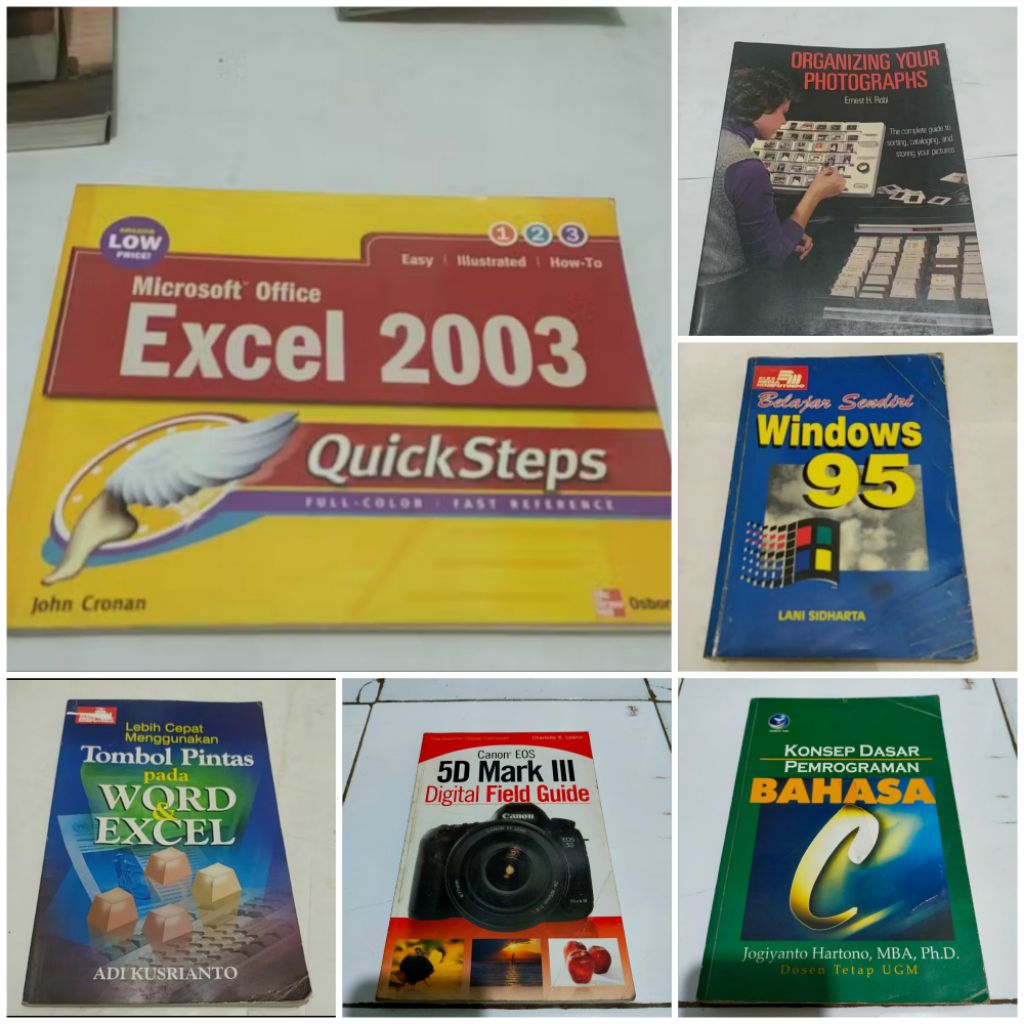Jual MICROSOFT OFFICE EXCEL 2003 QUICK STEPS / ORGANIZING YOUR ...