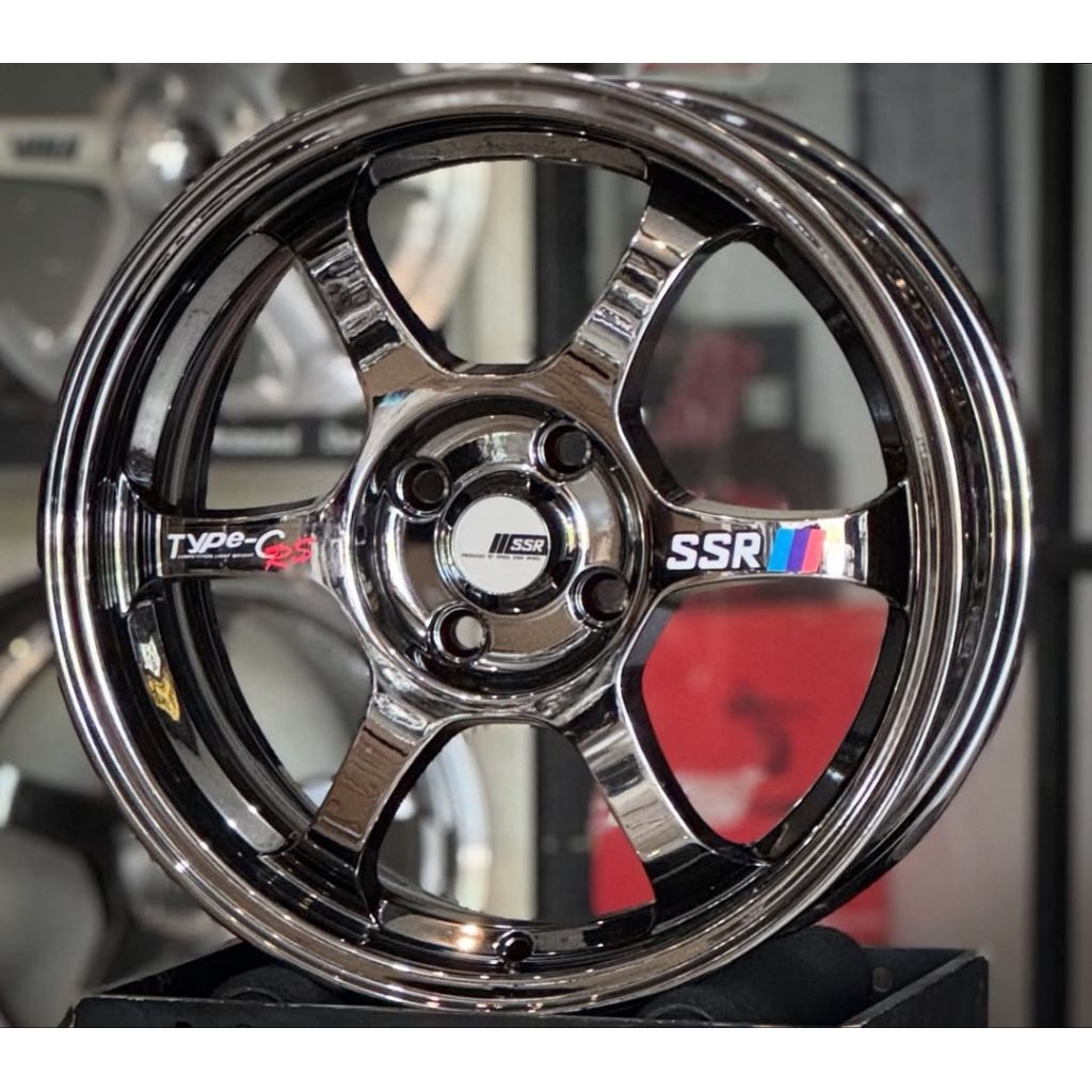 Jual velg ssr type c ring 16 lebar 7 pcd 4x100 velg mobil r16 cocok ...