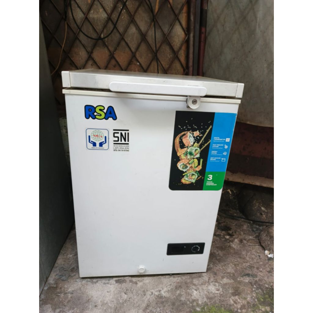 Jual Freezer Box 100 Liter second merk RSA Normal | Shopee Indonesia