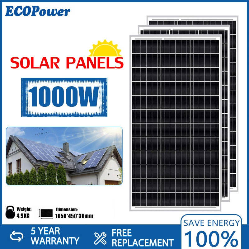 Jual Solar Panel Brand New Monocrystalline Silicon 1000W Solar Panel ...