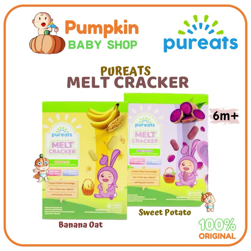 Jual Pureats Melt Cracker - Cracker Cemilan Anak | Shopee Indonesia