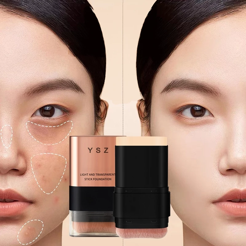 YSZ Flawless Eraser Foundation Stick Perfect Cover Cushion Foundation Waterproof Make Up Setting Con