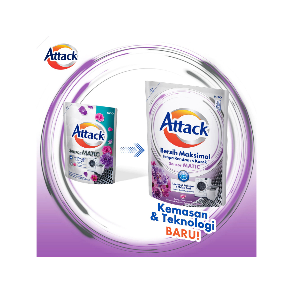 Jual Attack Sensor Matic Deterjen Cair Semua Mesin Cuci 1200 ml ...