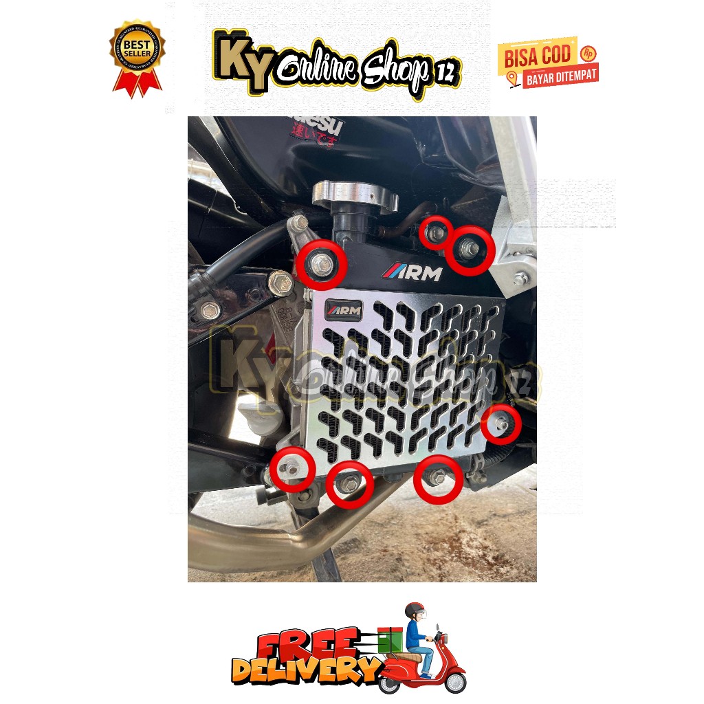 Jual BAUT DUDUKAN RADIATOR 1 SET ( 7 BAUT ) AEROX OLD NMAX NEW N-MAX ...