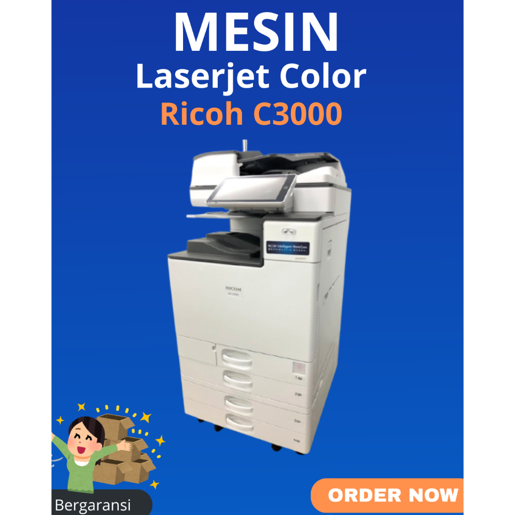 Jual Mesin Fotocopy Ricoh MP C3000 – Warna & Hitam Putih | A3 A4 | Siap ...