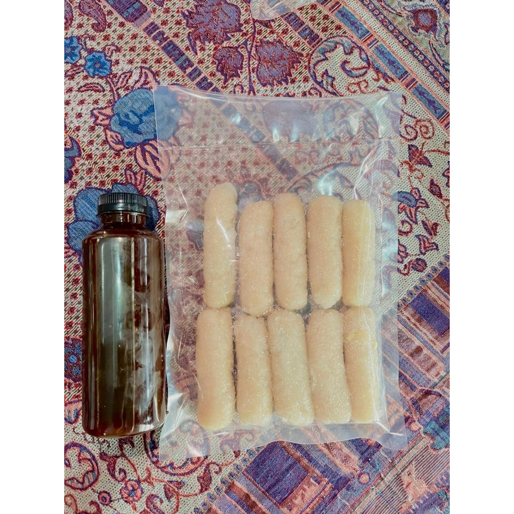 Jual Pempek Celi Special Lenjer Frozen 100% Ikan tenggiri Asli | Pempek ...