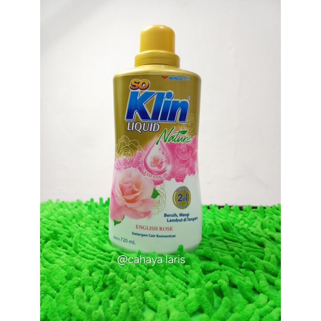 Jual SOKLIN LIQUID NATURE BOTOL 720ML | DETERGENT TUMBUHAN | Shopee ...