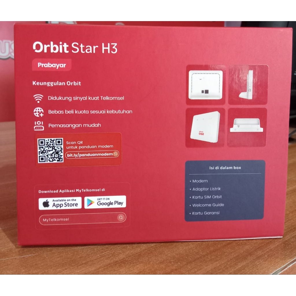 Jual modem orbit star H3 segel free kuota 150GB | Shopee Indonesia