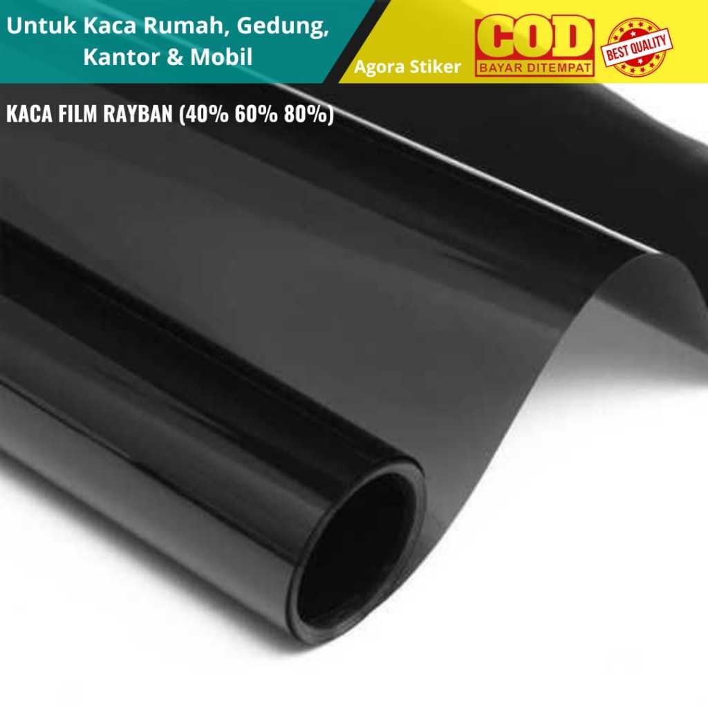 Jual Stiker Kaca Film Riben Hitam 40% 60% 80% Sticker Kaca Jendela ...