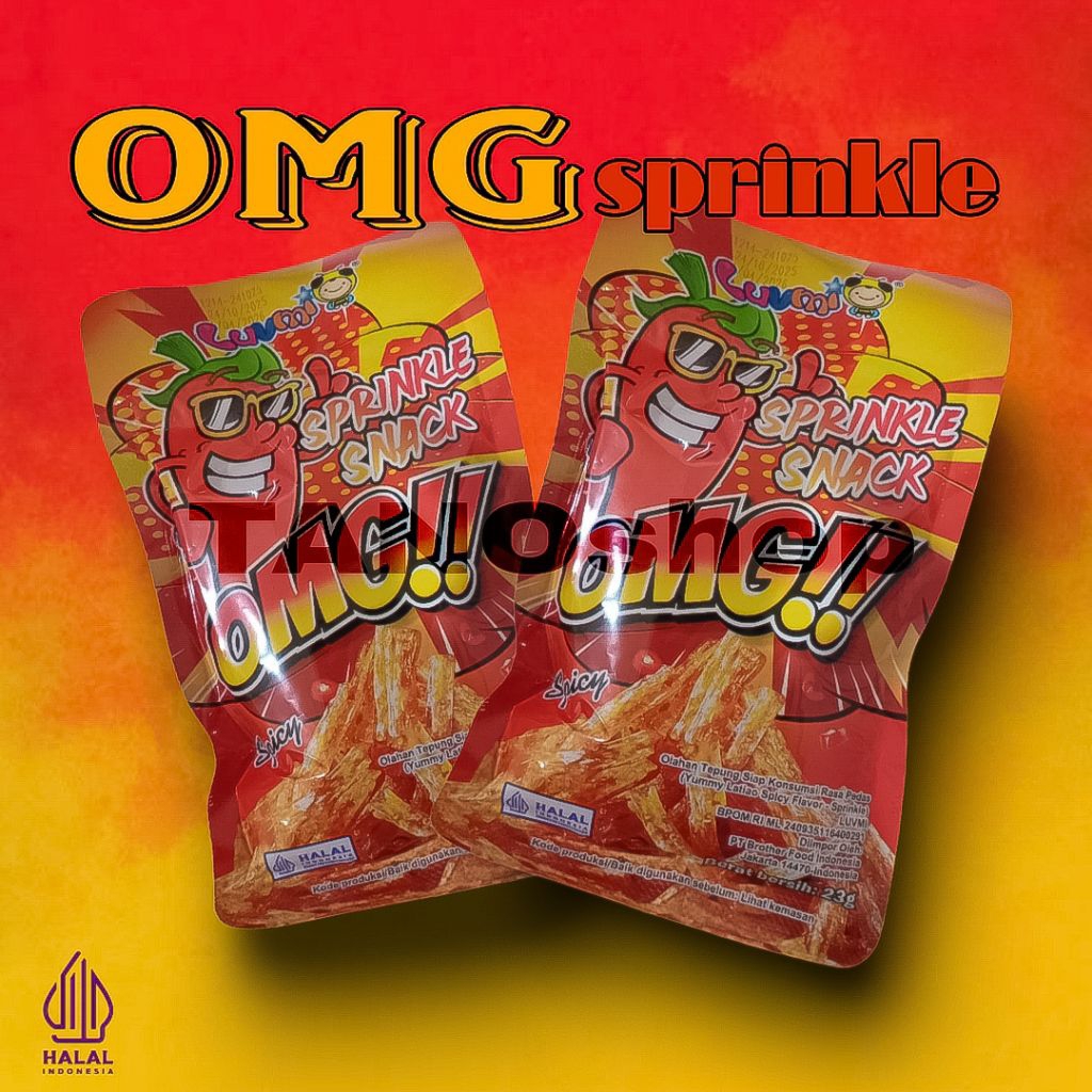 Jual LUVMI OMG!! SPRINKLE SNACK 23g ISI 30 PCS | Shopee Indonesia