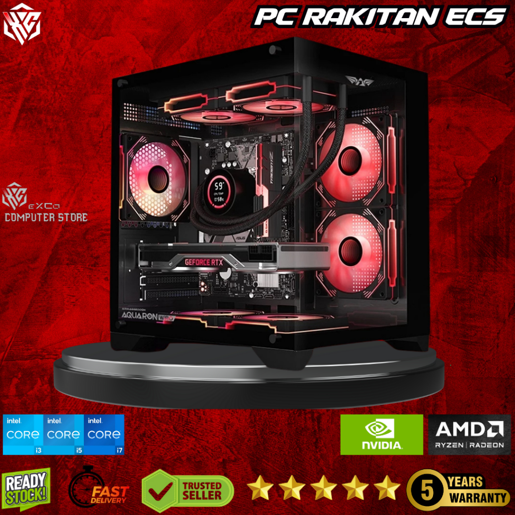 Jual PC CPU GAMING Rakitan ECS Intel up i7 RAM 16GB GTA V PB DOTA CSGO ...