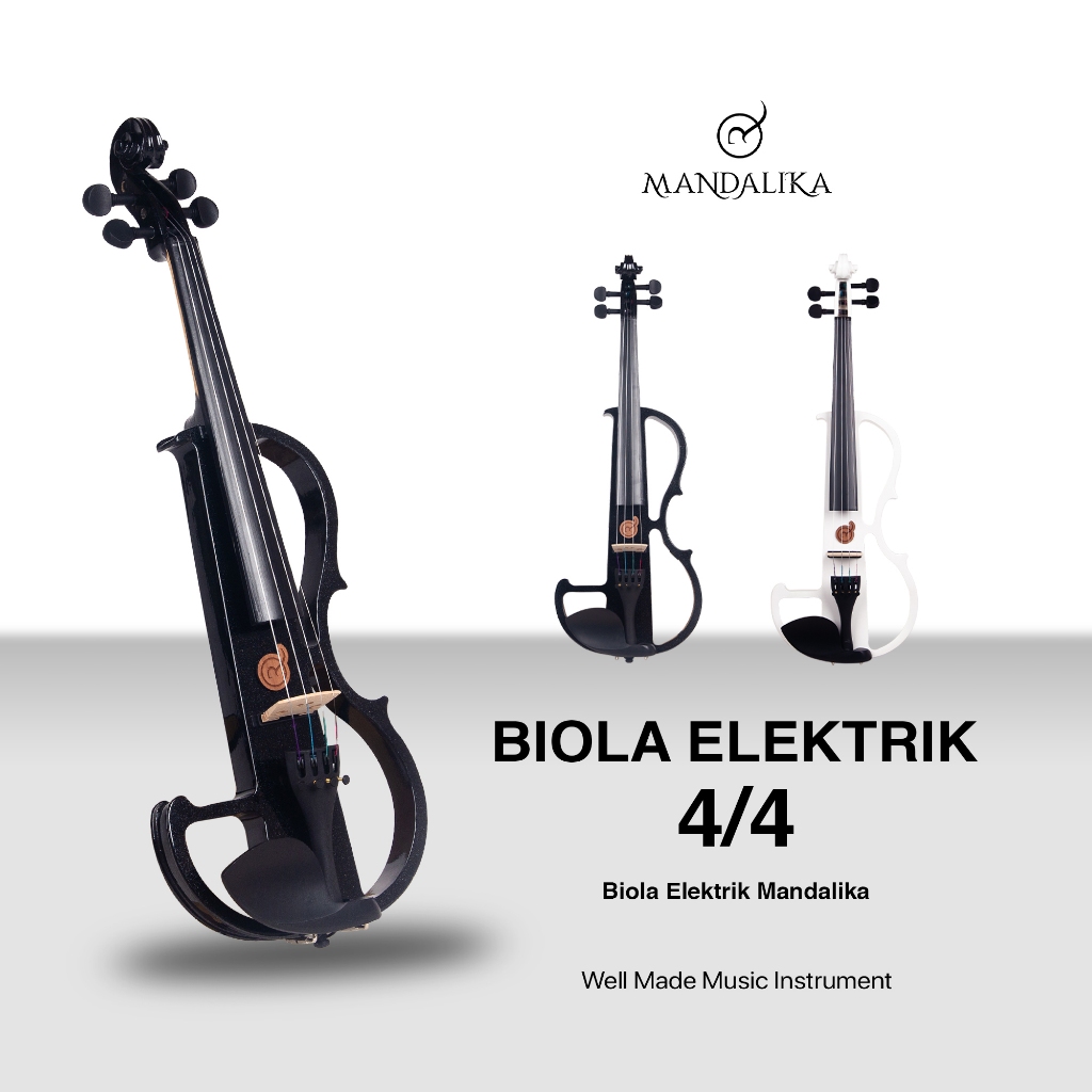 Jual Biola/Violin Elektrik Mandalika Music Size 4/4 Hitam | Shopee ...