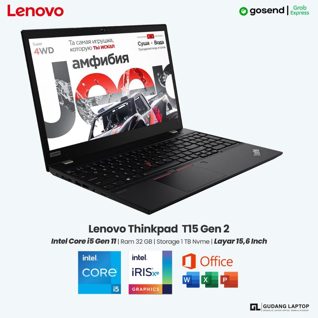 Jual Laptop Lenovo Thinkpad T15 G2 Core i5 Gen 11 Ram 32 GB SSD 1 TB ...