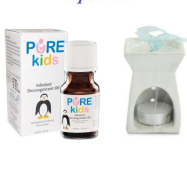 Jual Pure Inhalant isi 2 pcs + Tungku+ Lilin | Paket Purekids | Pure ...