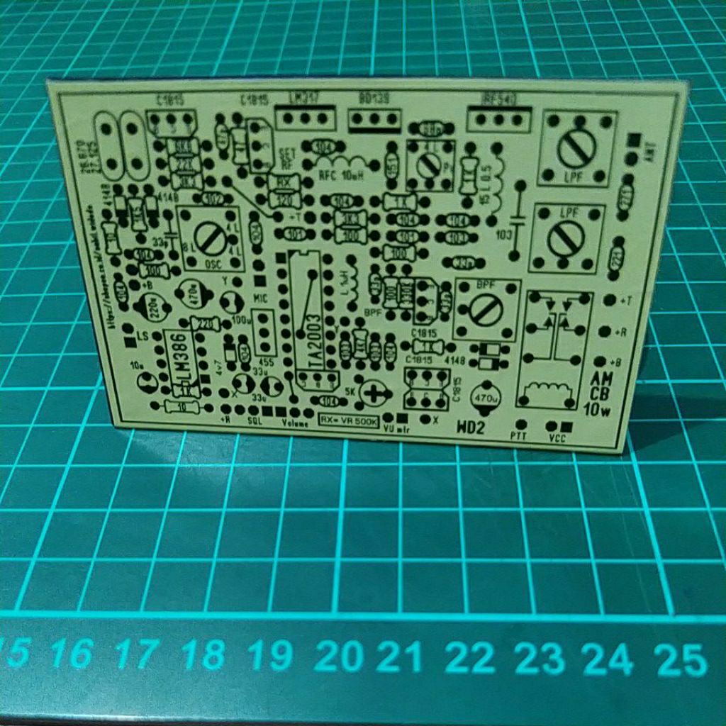 Jual PCB CB AM 11 M 27 Mhz PCB BURAM 10K, PCB Tempel Stiker 12K ...