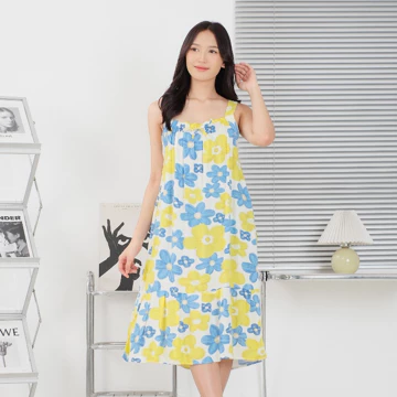 Dress Helena LD 120 Pendek Rayon Premium Vintage