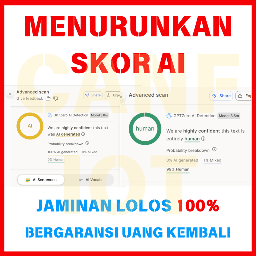 Menurunkan Skor AI