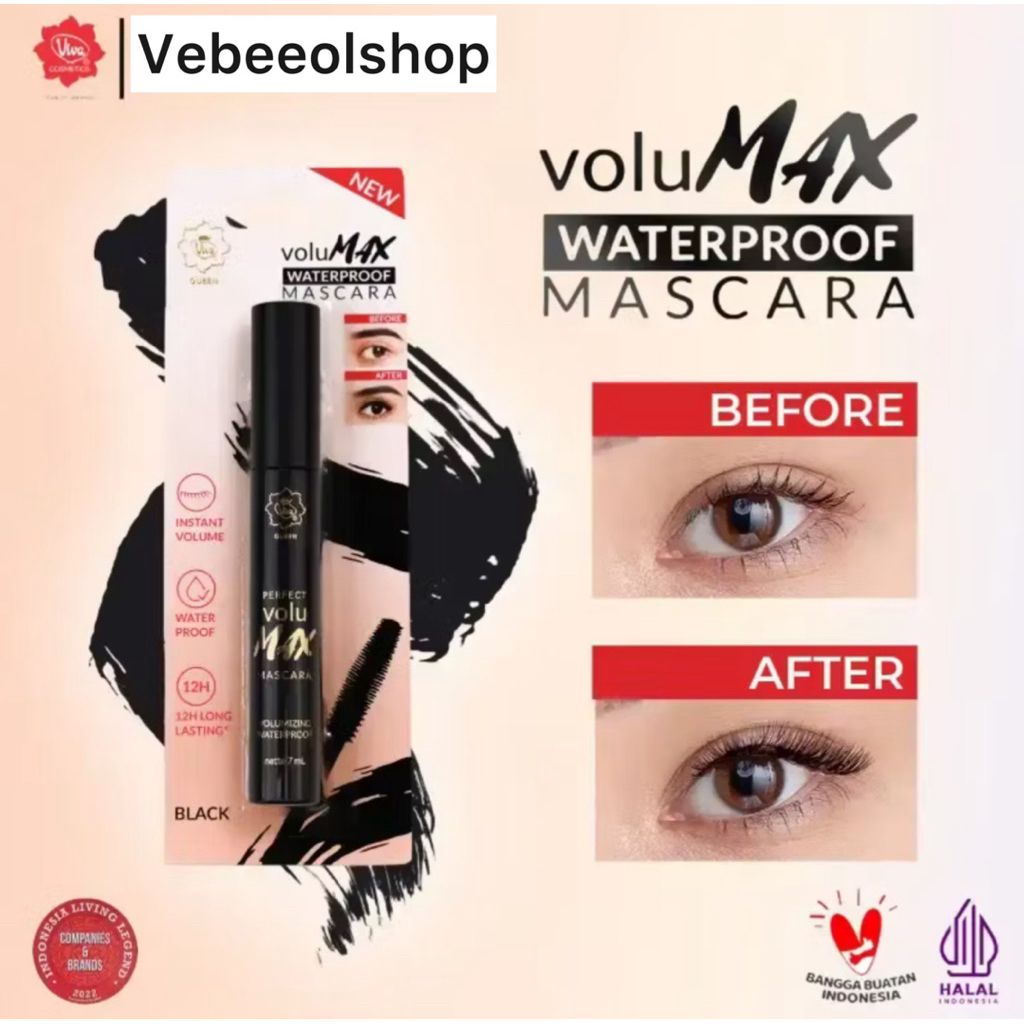 Jual VIVA VOLUMAX WATERPROOF MASCARA 7 ML | Shopee Indonesia