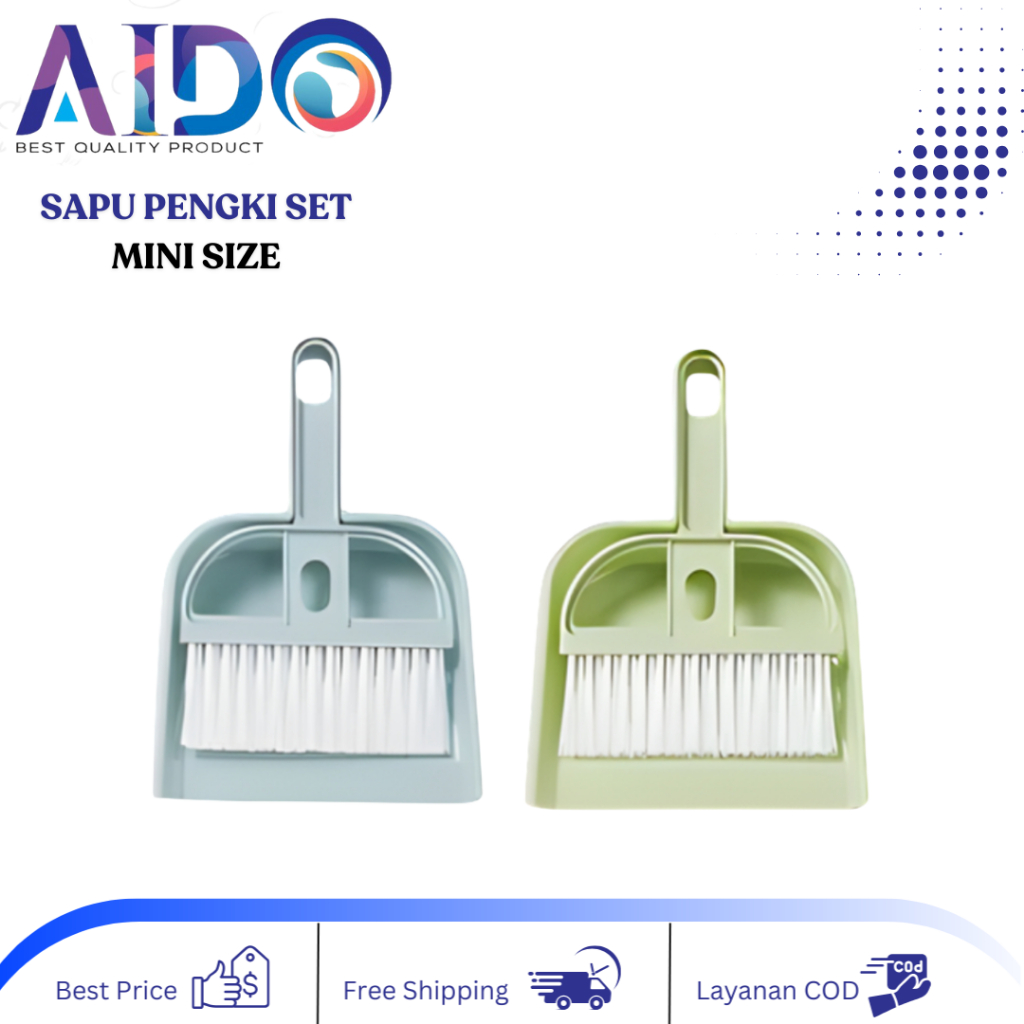 Jual Aido Sapu Mini Set Serbaguna / Sapu Pengki Mini Set Serbaguna Sapu ...