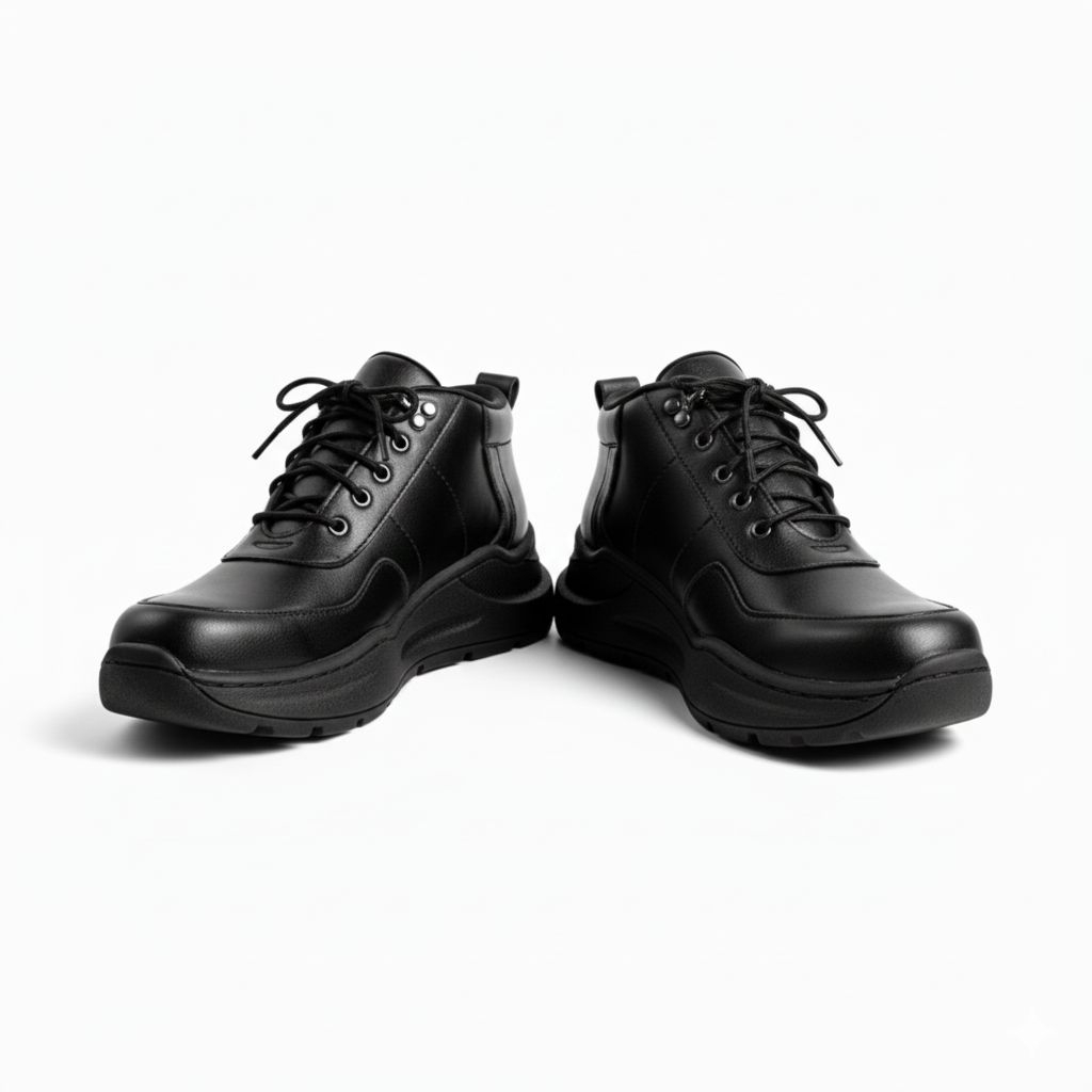 Jual Sepatu Safety Pria Ujung Besi Boots Pdh Formal Kerja Sepatu ...