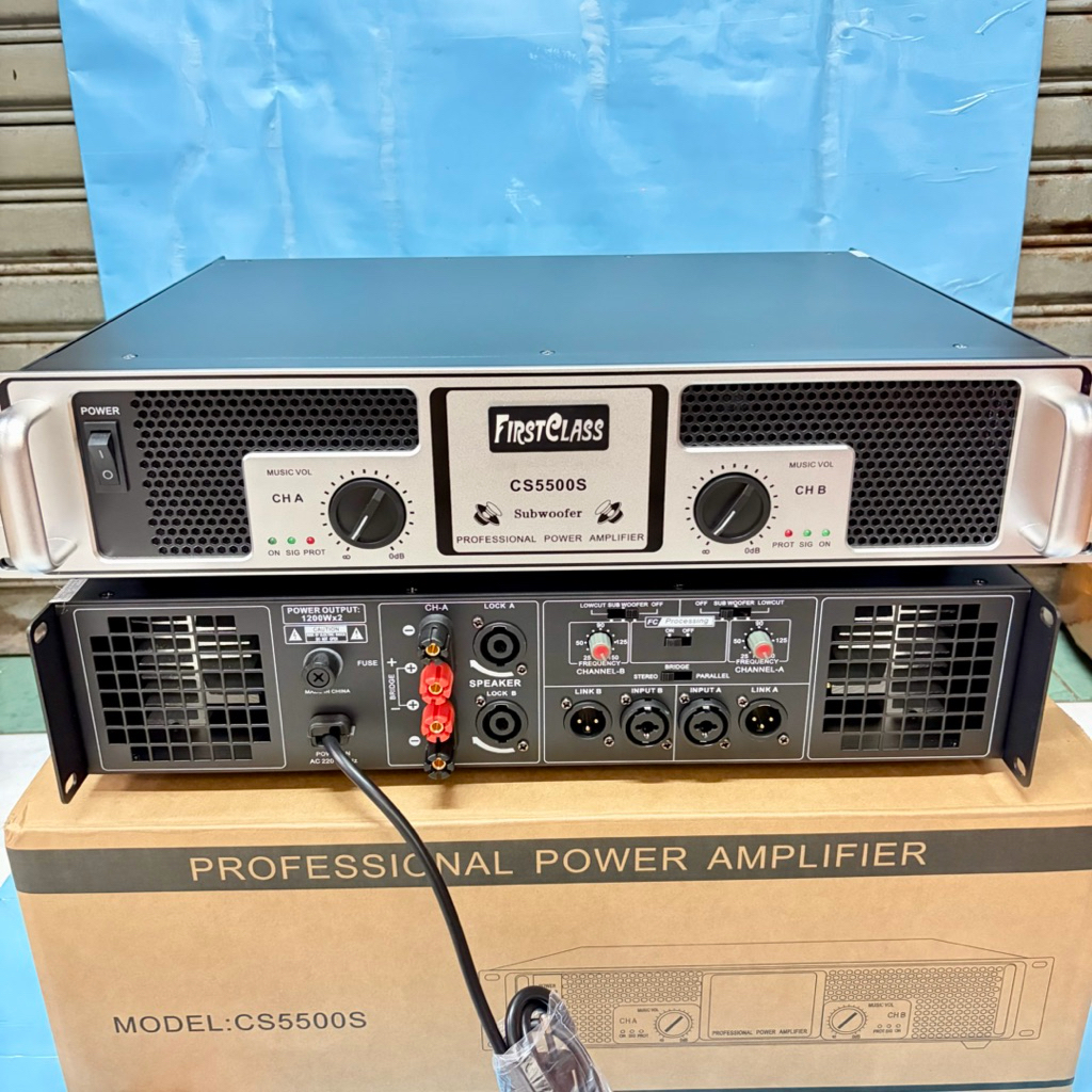 Jual Power Firstclass CS 5500s original 2 channel First Class CS 5500 S ...