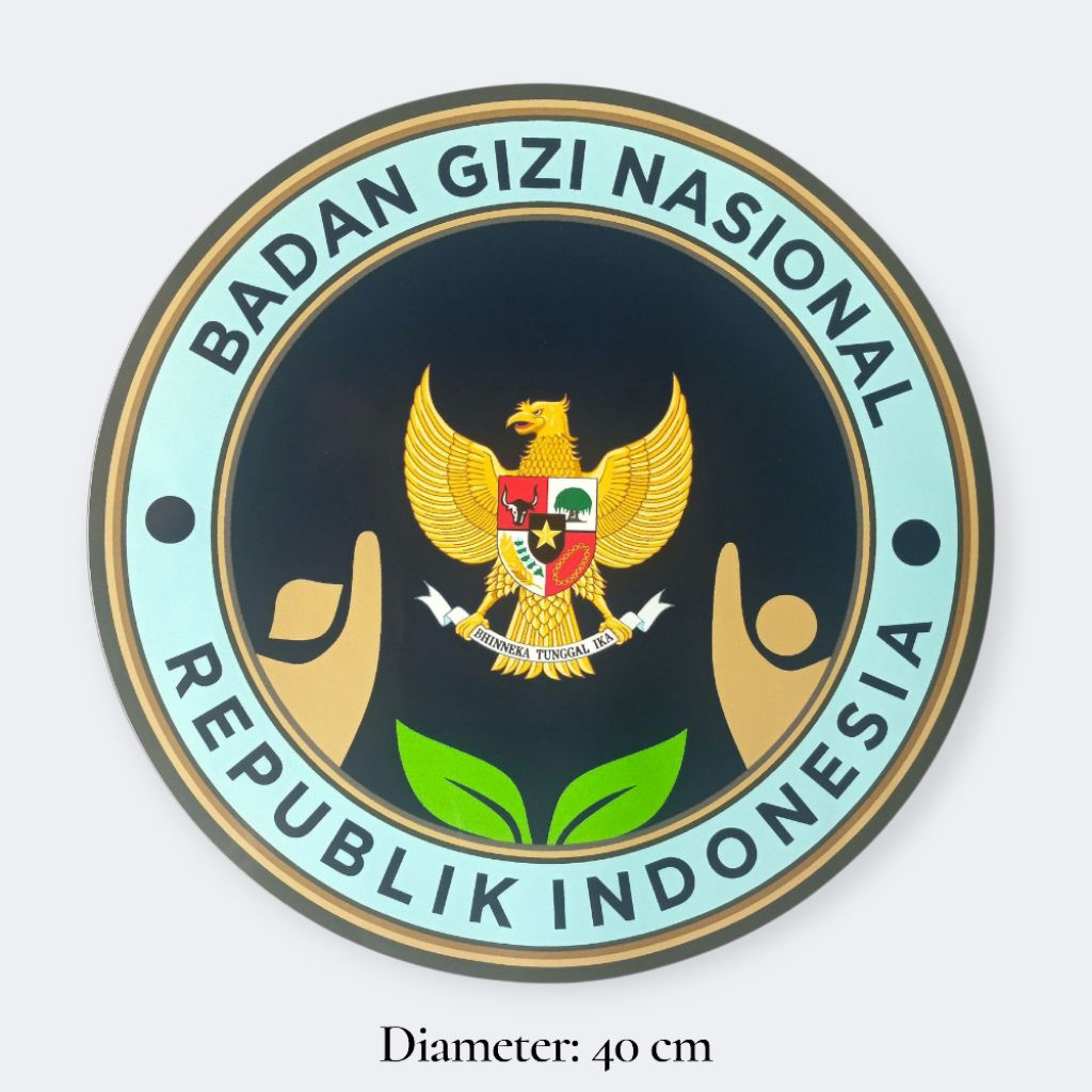 Jual Sticker logo badan gizi nasional STIKER BGN printing | Shopee ...