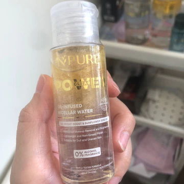 Npure Micellar Oil Infused Hydrate Acne Power Clear Micellar Water 300ml Untuk Semua Jenis Kulit