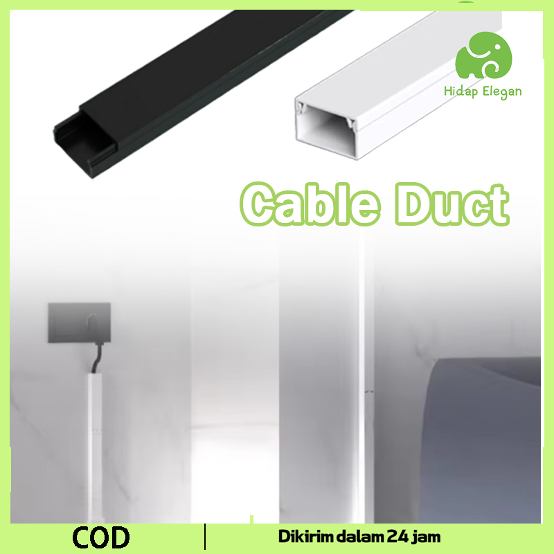 Jual Penutup Kabel Cable Duct PVC / Cable Raceway Management System ...