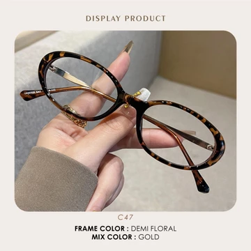 Gently Morley Kacamata Bluecromic Minus Anti Radiasi Anti Blueray Photocromic Fashion Wanita