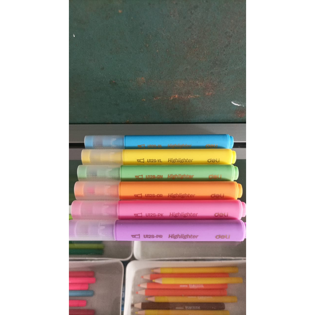 Jual Highliter Deli U125 Stabilo Warna Warni | Shopee Indonesia