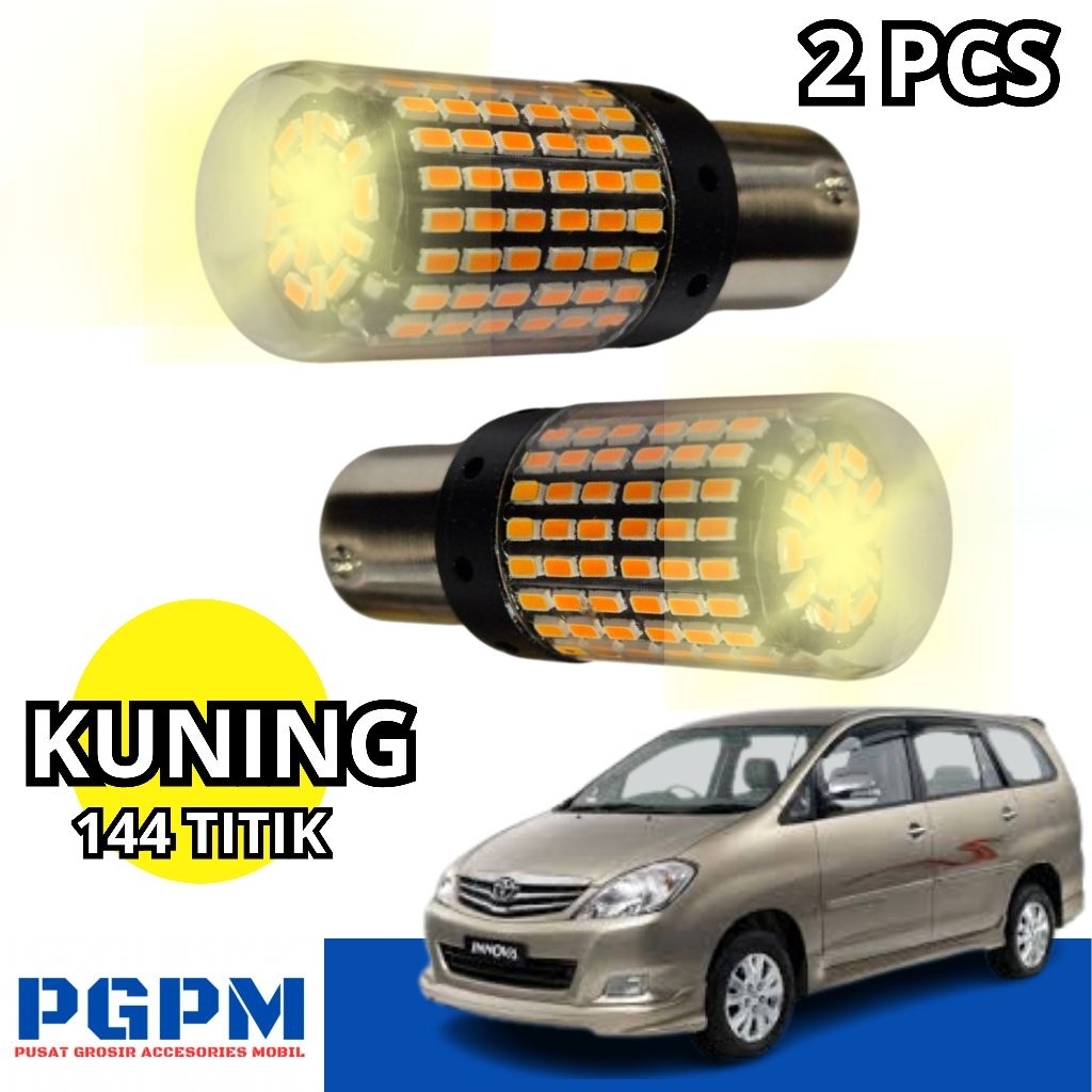Jual Lampu Sein Dajjal Innova 2004-2011 LED Kuning 144 Mata Original ...