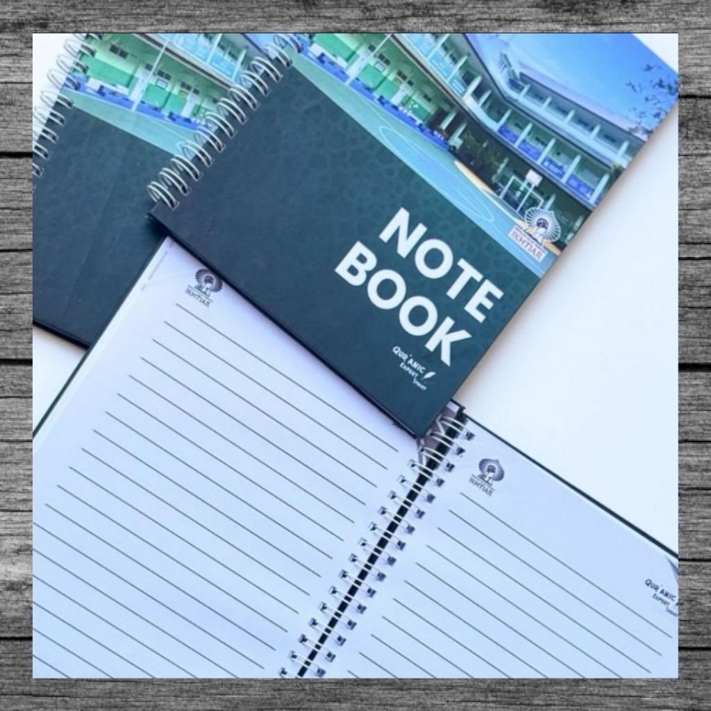 Jual Note book spiral A5 custom cetak logo isi 50 lembar /100 halaman ...