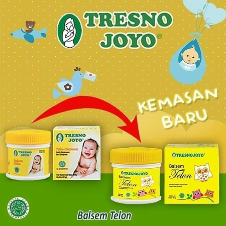 Tresno Joyo Balsem Telon dalam bentuk balm praktis