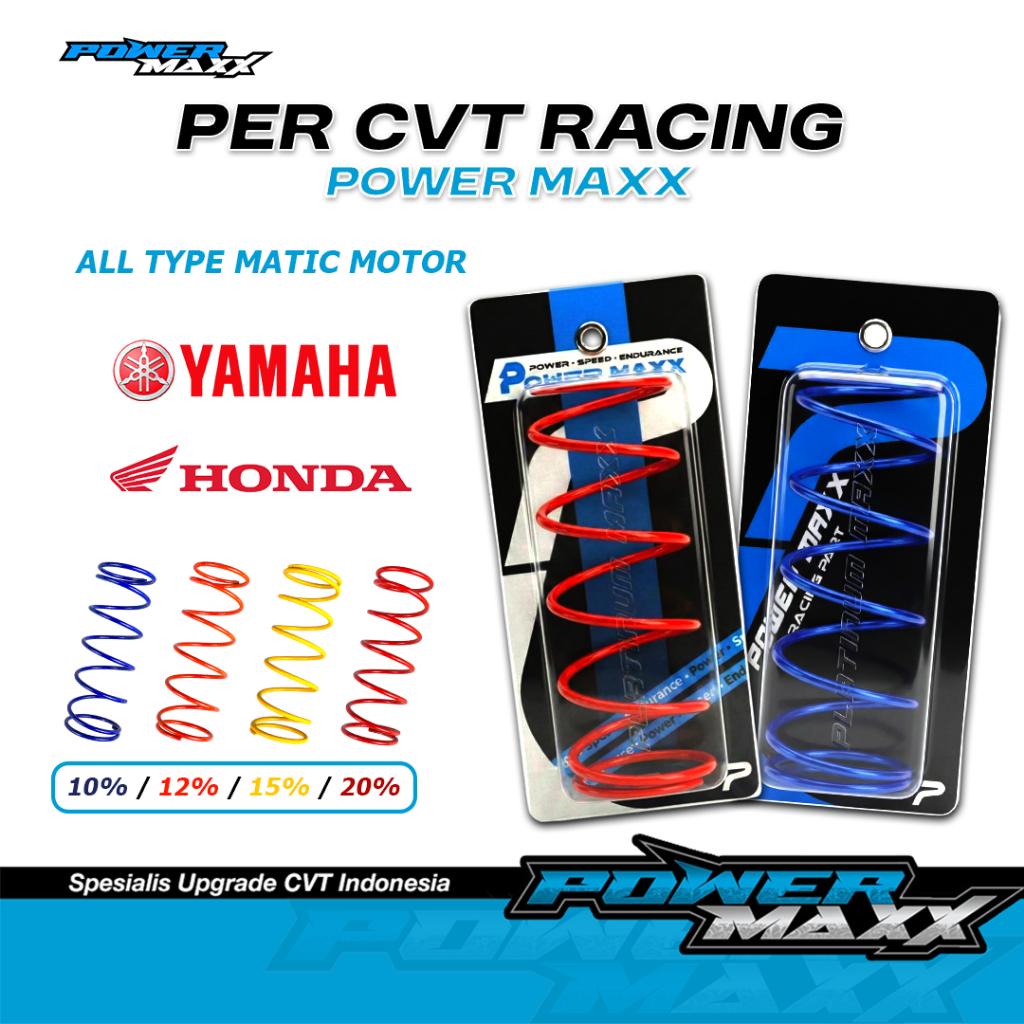 Jual PER CVT POWERMAXX RACING 1000 - 1500 RPM PER CVT RACING ALL TYPE ...