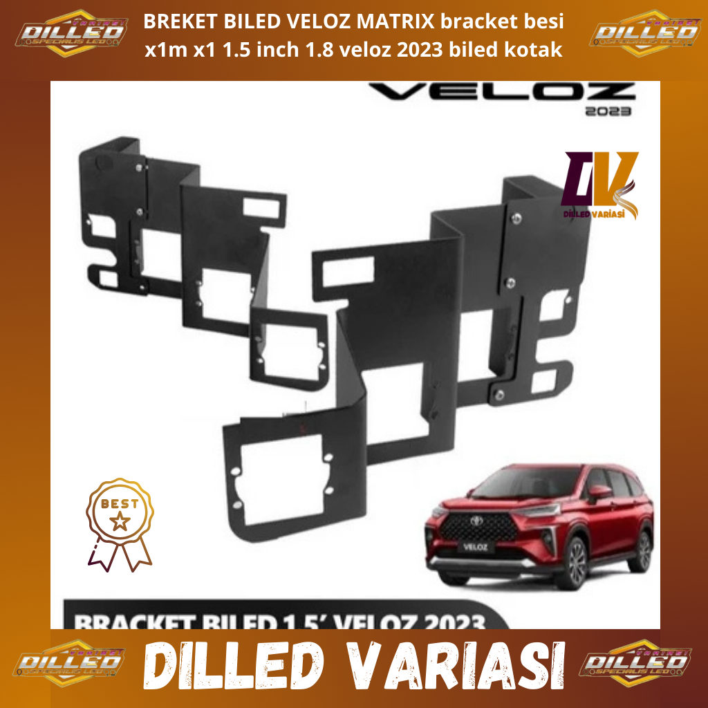Jual BREKET BILED VELOZ MATRIX bracket besi x1m x1 1.5 inch 1.8 veloz ...