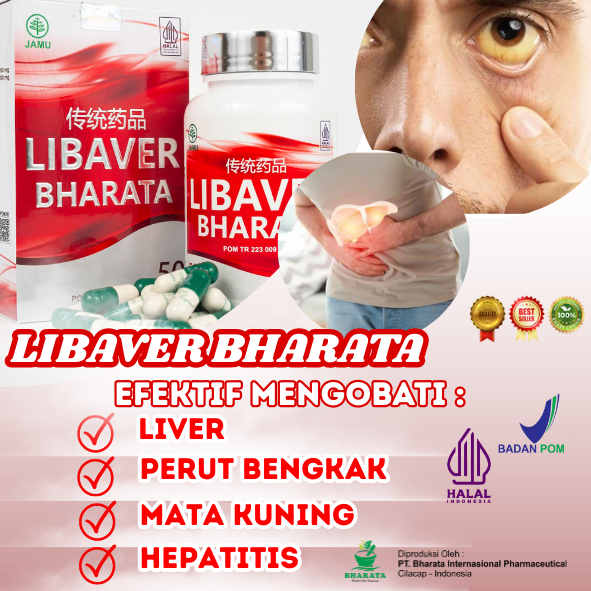 Obat Liver Perut Bengkak Obat Hepatitis Mata Kuning Ampuh LIBAVER BHARATA Original