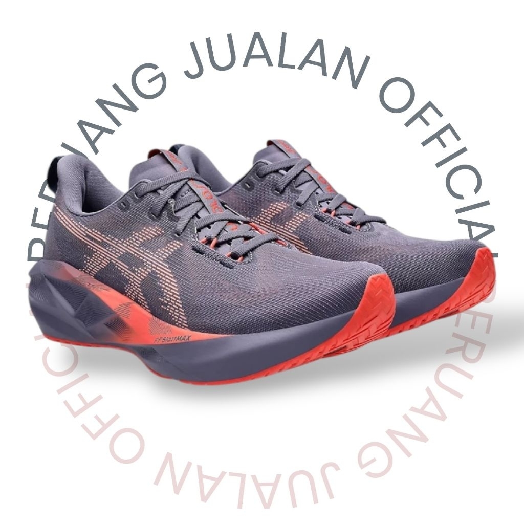 Jual Sepatu Running NOVABLAST 5 GREYISHPURPLE CORAL REEF | Shopee Indonesia