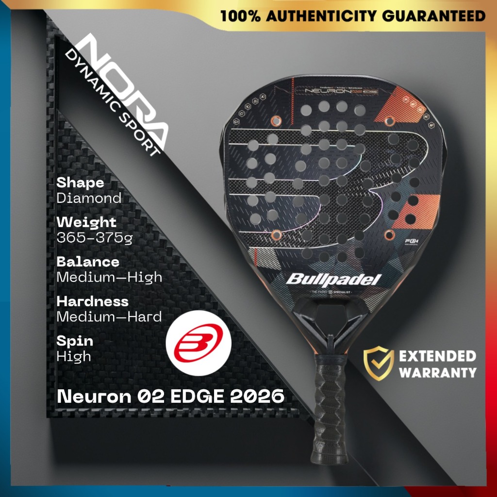 Jual Bullpadel Neuron 02 EDGE 2026 Padel Racket by Fede Chingotto Nora ...
