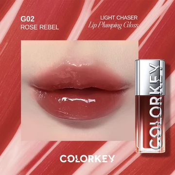 BEST DEALS BUNDLE 2PCS Colorkey Light Chaser Lip Plumping Gloss Lip Gloss Lipstik Makeup